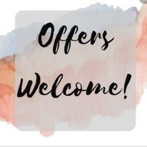 Offers are always welcome!